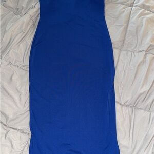 Elegant Blue Women's Dress